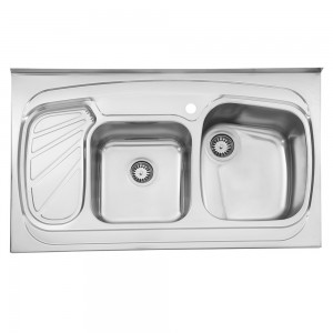 سینک استیل البرز مدل 611 روکار