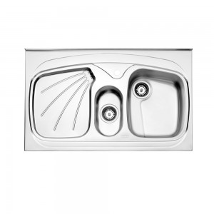 سینک استیل البرز مدل 610 روکار 60 سانتی متری