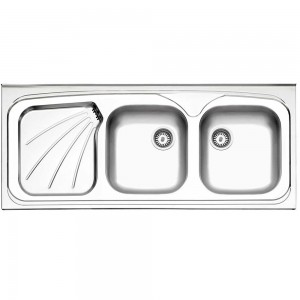 سینک استیل البرز مدل 270 روکار 50 سانتی متری