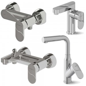 ست 4 تکه شیرآلات شودر مدل اسمارت