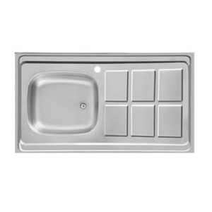 سینک روکار اخوان مدل 10050-6CR