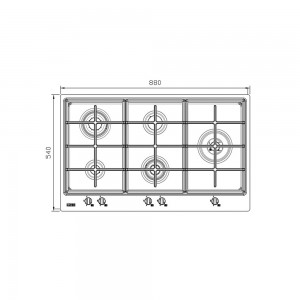 گاز استیل البرز مدل S-5912
