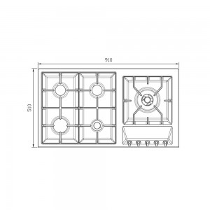 گاز استیل البرز مدل S-5909