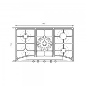 گاز استیل البرز مدل S-5904
