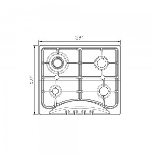 گاز استیل البرز مدل S-4603