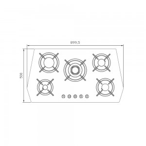 گاز استیل البرز مدل 5905 G