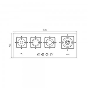 گاز استیل البرز مدل G-4101