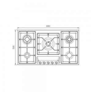 گاز استیل البرز مدل  S-5960