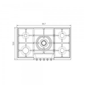 گاز استیل البرز مدل  S-5957i