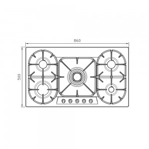 گاز استیل البرز مدل S-5955i
