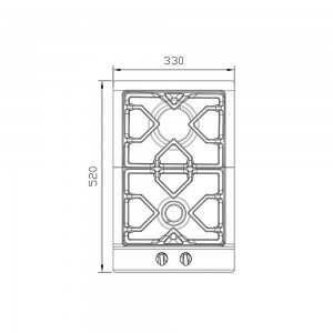 گاز استیل البرز مدل  S-2351i