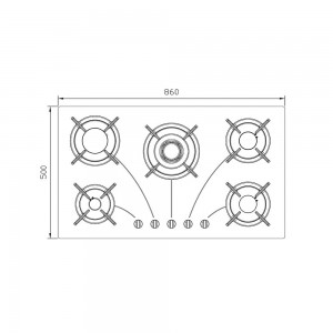 گاز استیل البرز مدل G-5958i