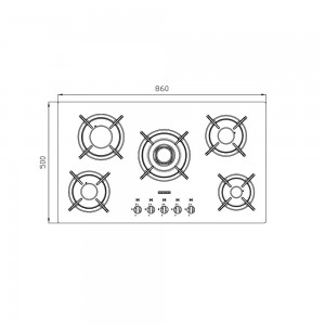 گاز استیل البرز مدل G 5954i