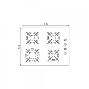 گاز استیل البرز مدل G-4651i