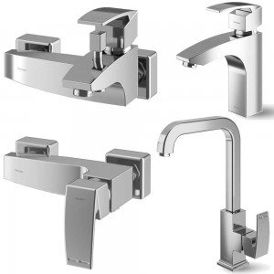 ست 4 تکه شیرالات شودر مدل باواریا