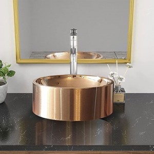 کاسه روشویی دکوراتیو استیل مدل Gd-G