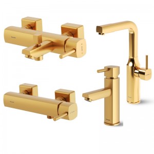 ست شیرالات شودر مدل یونیک طلامات