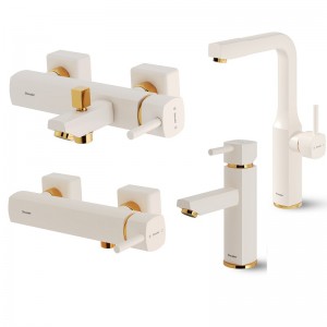 ست شیرآلات شودر مدل یونیک شیری