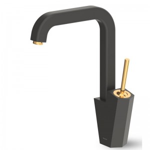 شیر ظرفشویی شودر مدل تیفانی مشکی طلا