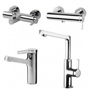 ست 4تیکه شیرالات kwc مدل آوا