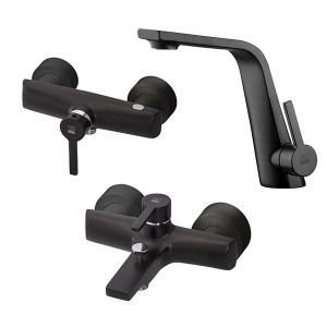 ست شیرآلات kwc مدل متیس مشکی