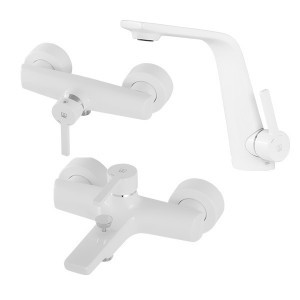 ست شیرآلات kwc مدل متیس سفید