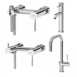 ست 4 تکه شیرآلات بهفر مدل زینو