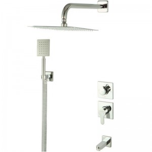 متعلقات شیر حمام کلاس 1 توکار ویوات راسان مدل فلت