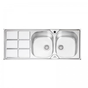 سینک فانتزی توکار پرنیان استیل مدل PS 1224