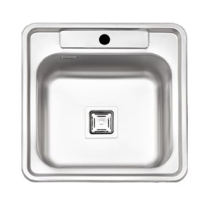 سینک نیمه فانتزی توکار پرنیان استیل مدل PS 2212