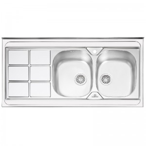 سینک فانتزی روکار پرنیان استیل مدل PS 1124