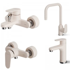 ست 4 تکه شیر آلات شودر مدل آلپ شیری