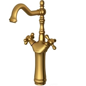 شیر روشویی پایه بلند شودر مدل باروک پلاس طلامات