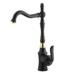 شیر ظرفشویی شودر مدل لوکا مشکی طلا