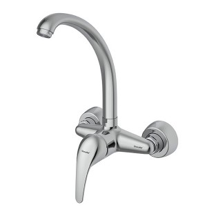 شیر ظرفشویی دیواری شودر مدل اطلس کروم