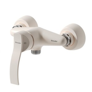 شیر توالت شودر مدل اپال شیری کروم