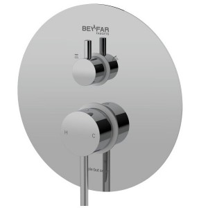 شیر حمام تیپ 3 توکار بهفر مدل آیباکس پلیت C