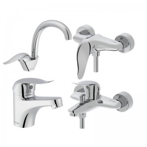 ست 4 تکه شیرآلات بهفر مدل مانلی