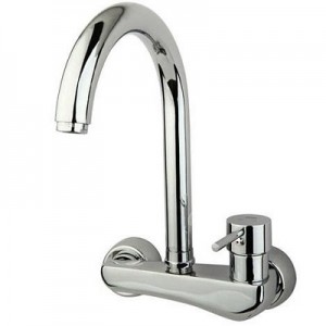 شیر ظرفشویی دیواری راسان مدل پانیا علم عصایی