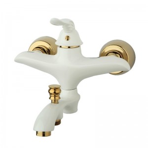 شیر دوش راسان مدل پریمو سفید طلا