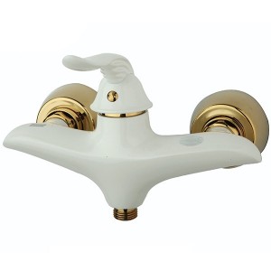 شیر توالت راسان مدل پریمو سفید طلا