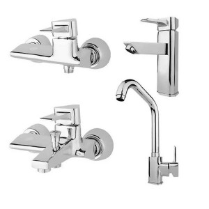 ست 4 تکه شیرآلات راسان مدل سورنا