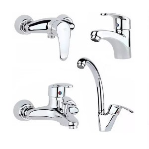 ست 4 تکه شیرآلات راسان مدل هلیا