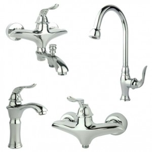 ست 4 تکه شیرآلات راسان مدل پریمو