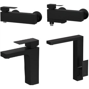 ست 4 تکه شیرآلات کاویان مدل نوژا