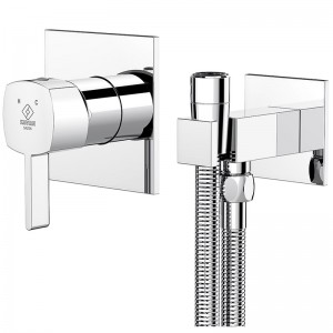 شیر توالت توکار کاویان مدل ساتین