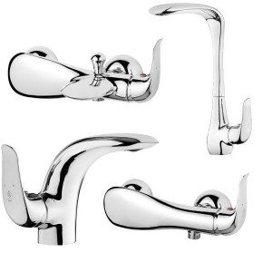 ست 4 تکه شیر آلات کاویان مدل کارن