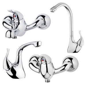 ست 4 تکه شیر آلات کاویان مدل بیتا