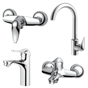 ست 4 تکه شیر آلات کاویان مدل شانا