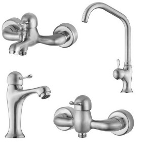 ست 4 تکه شیر آلات کاویان مدل تیدا